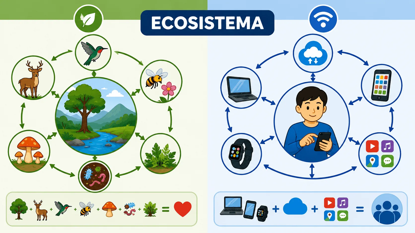 Ilustración de Ecosistema