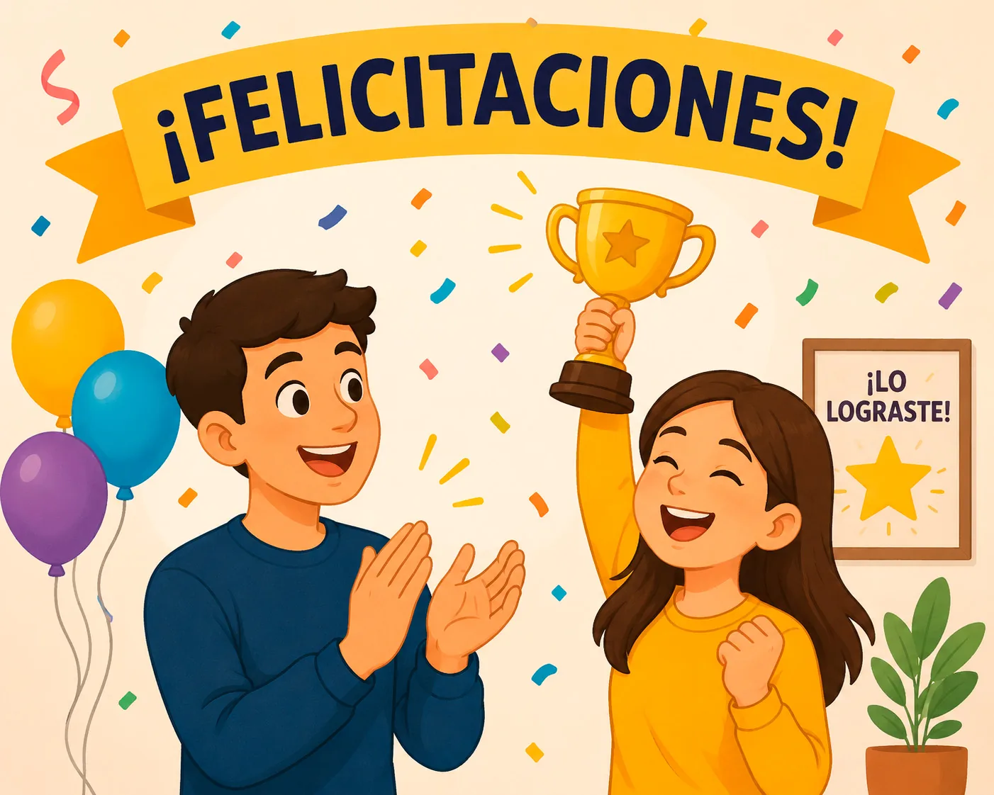 Ilustración de Felicitaciones