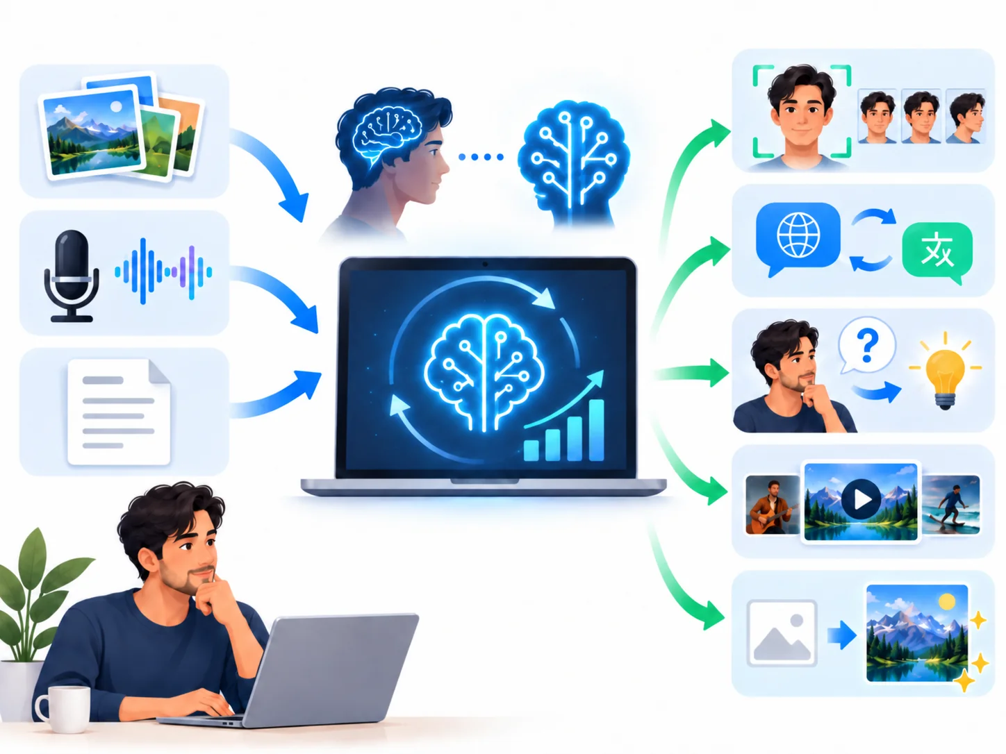 Ilustración de Inteligencia artificial