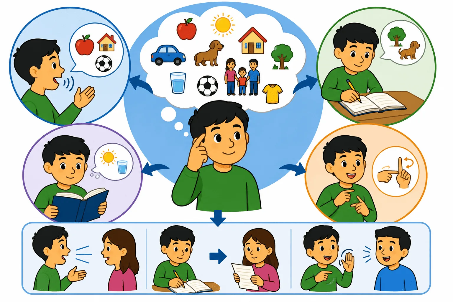 Ilustración de Vocabulario