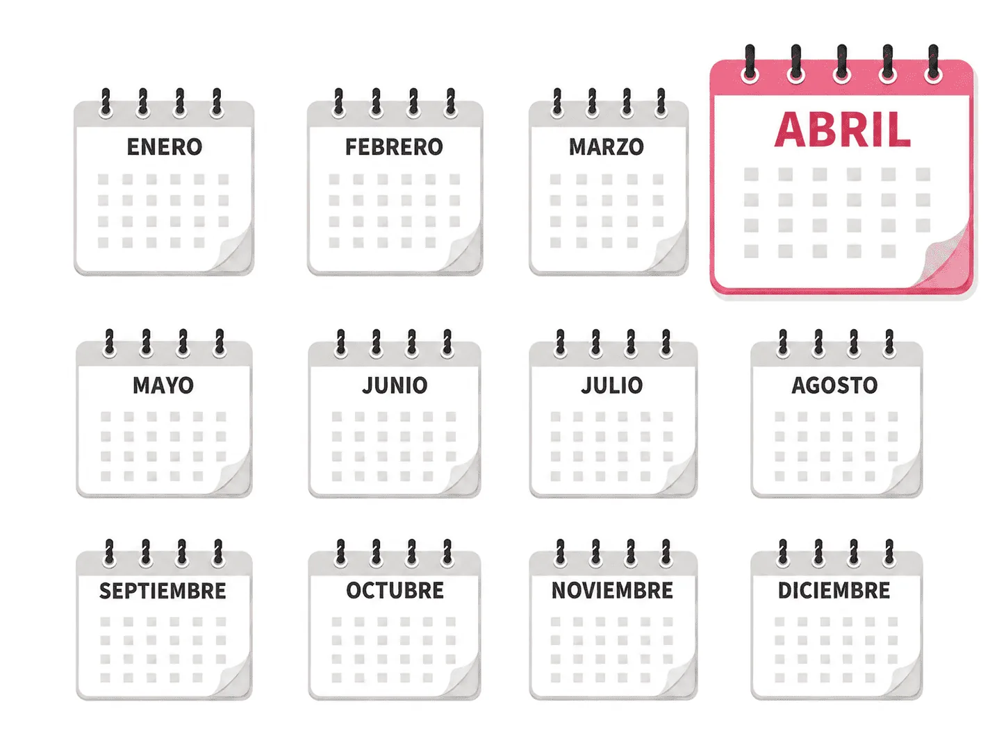 Ilustración de Abril