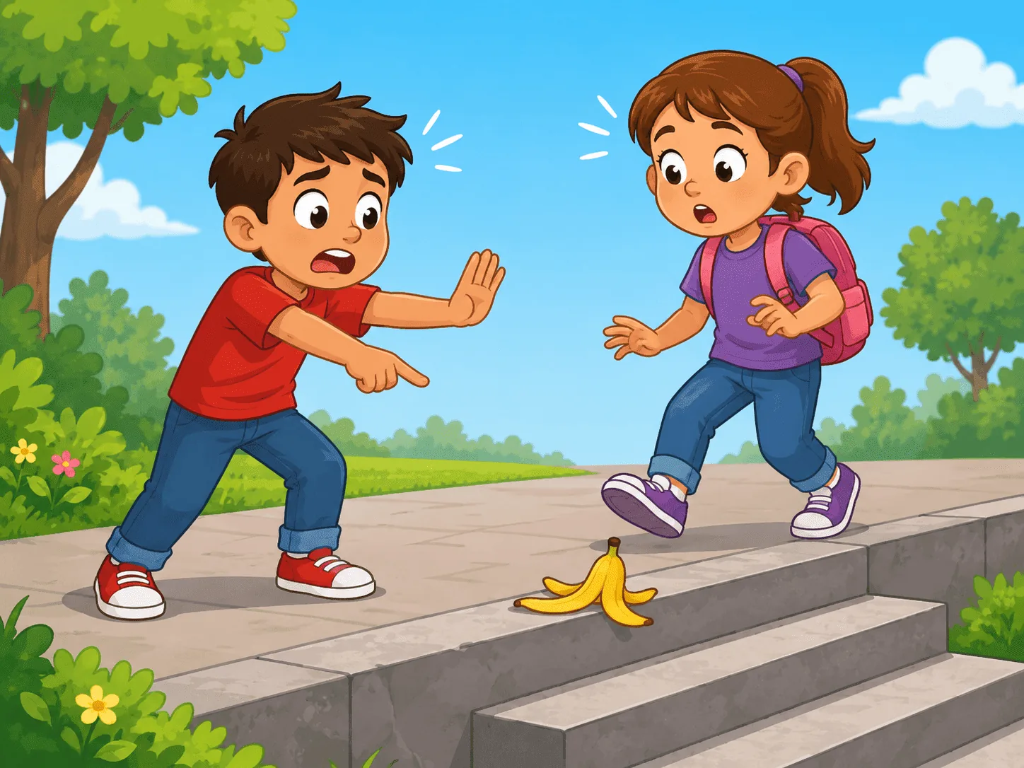Ilustración de Advertir