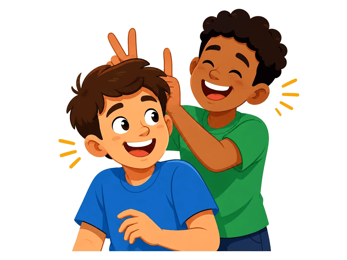 Ilustración de Bromear