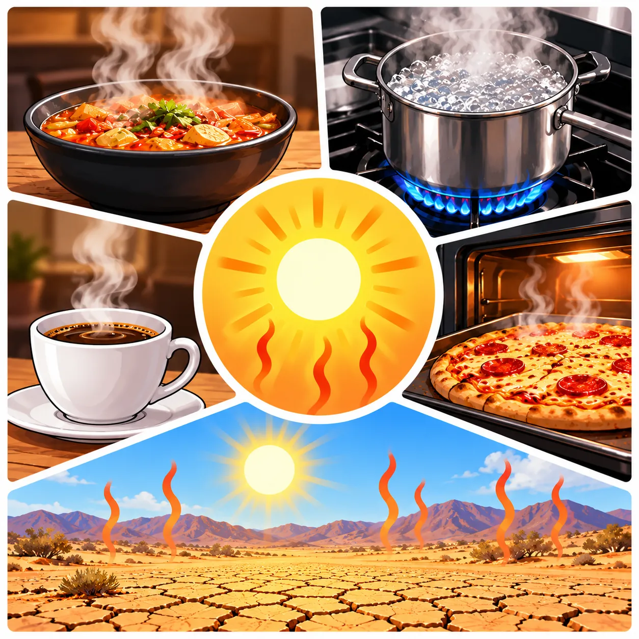 Ilustración de Caliente