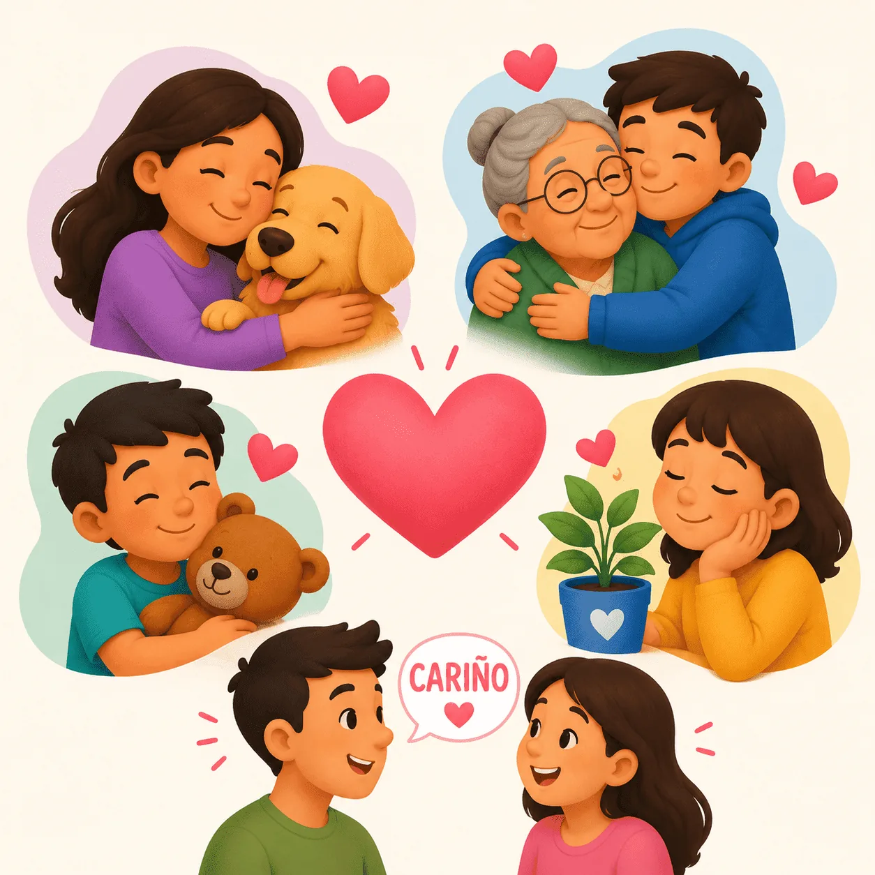 Ilustración de Cariño