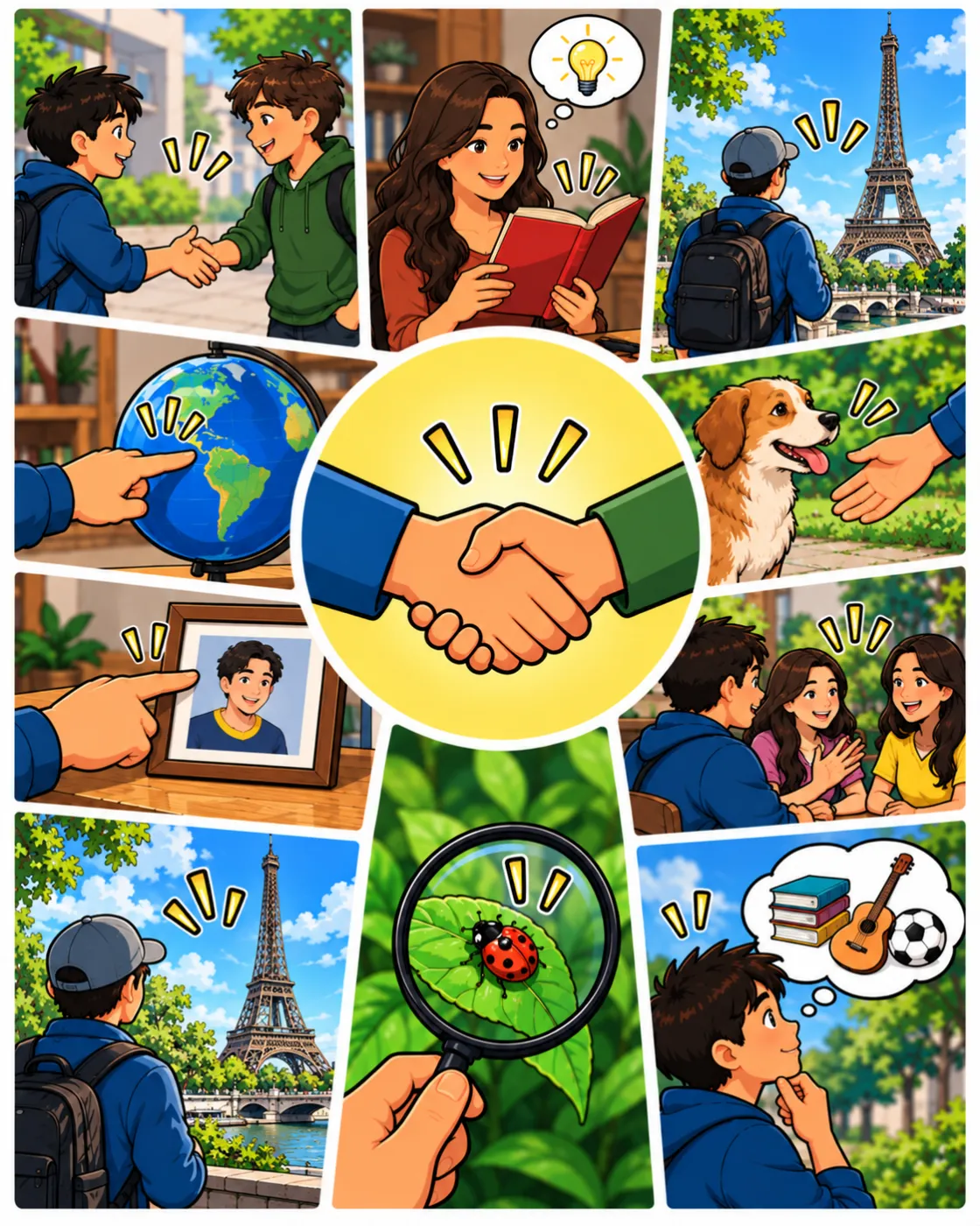 Ilustración de Conocer