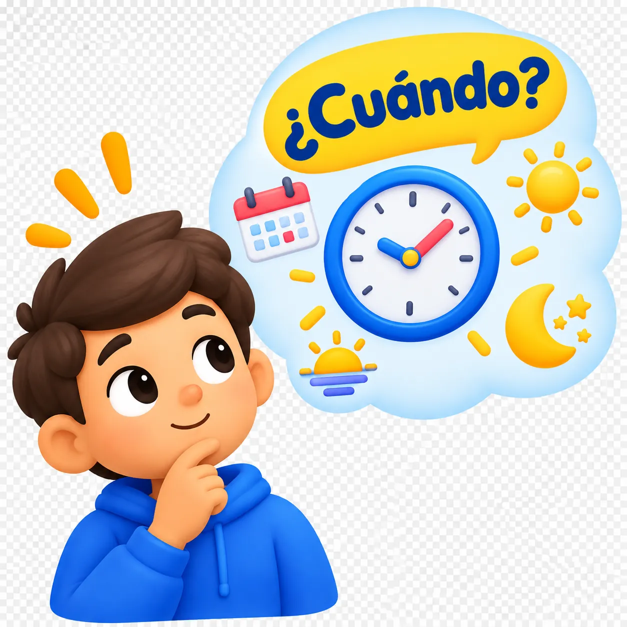 Ilustración de ¿Cuándo?