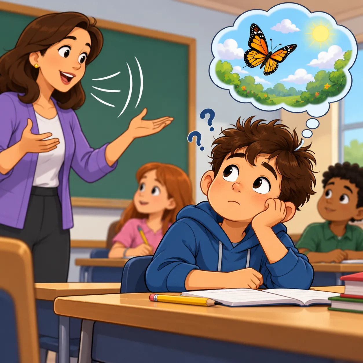 Ilustración de Desatento