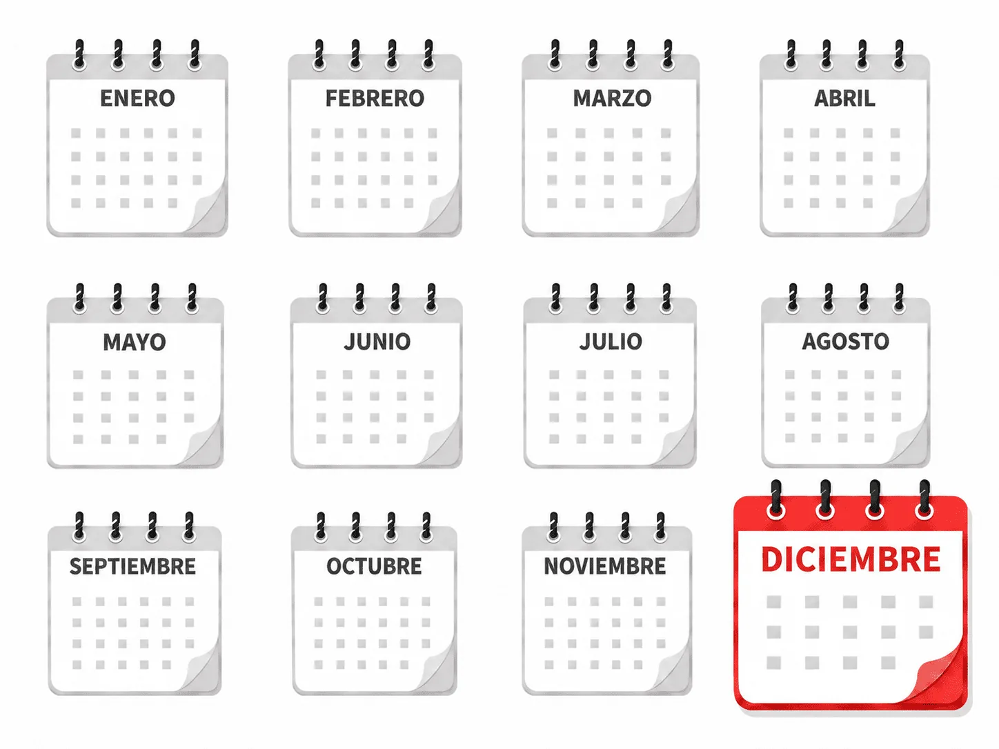 Ilustración de Diciembre