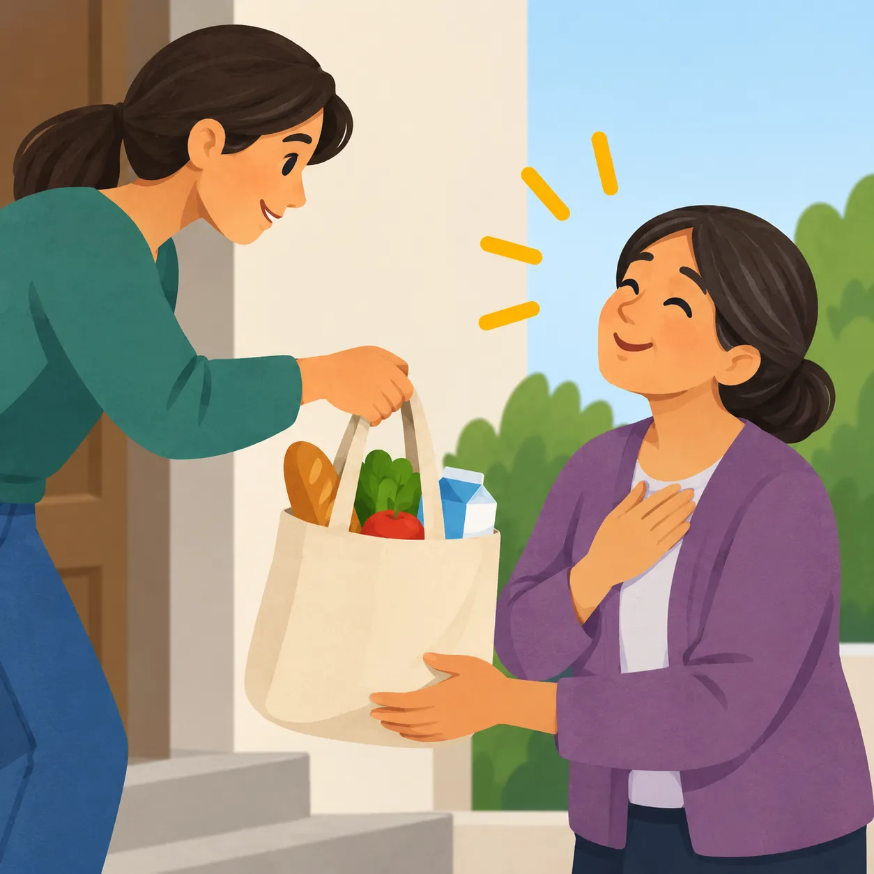Ilustración de Gracias
