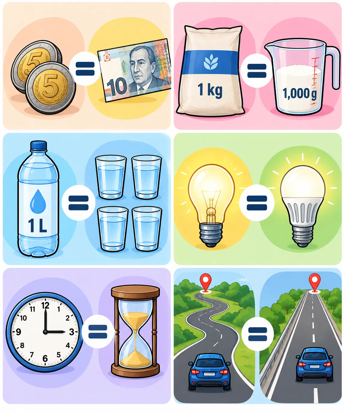 Ilustración de Igual