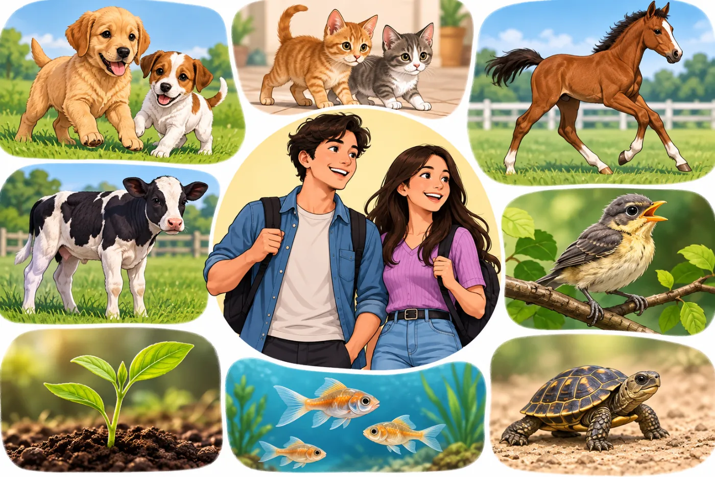 Ilustración de Joven