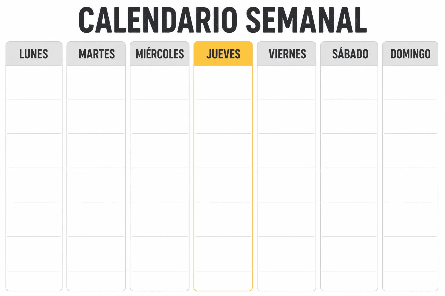 Ilustración de Jueves