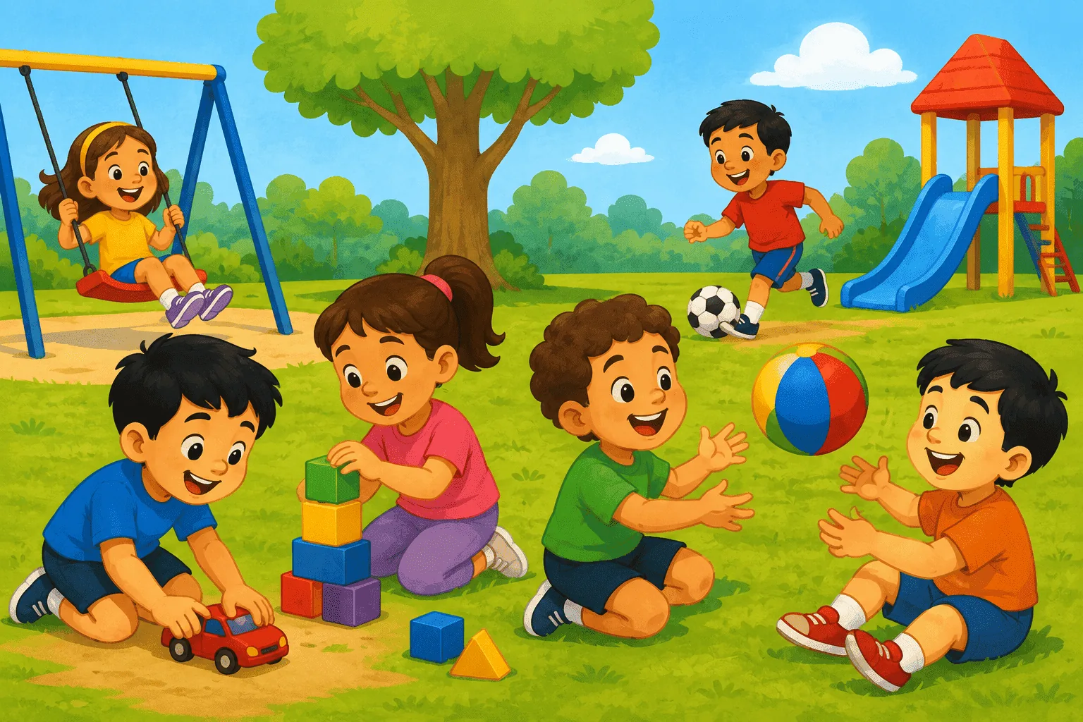 Ilustración de Jugar