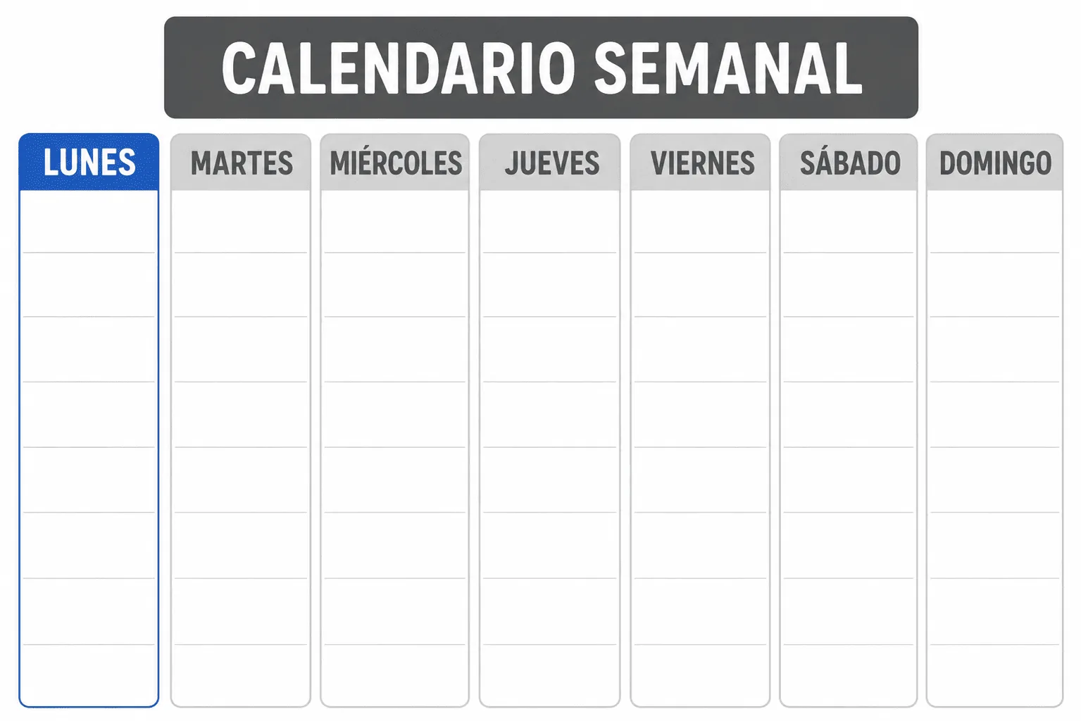 Ilustración de Lunes
