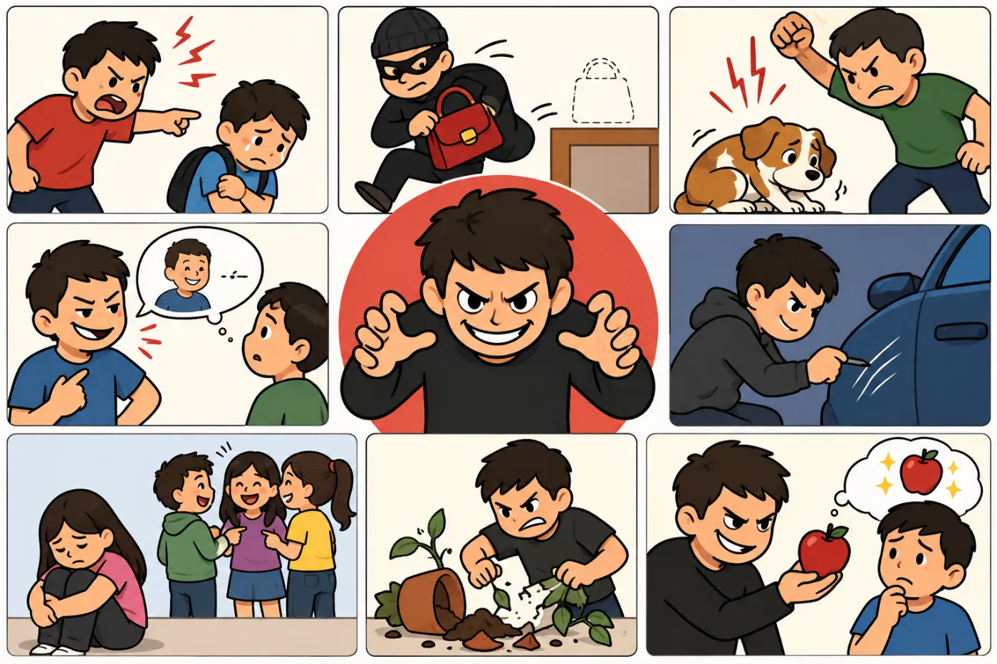 Ilustración de Malo