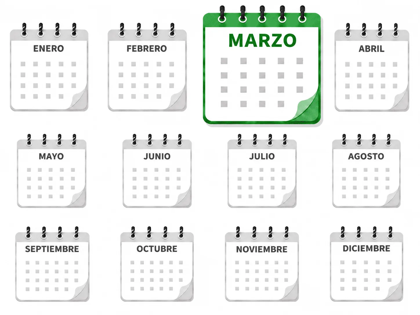 Ilustración de Marzo