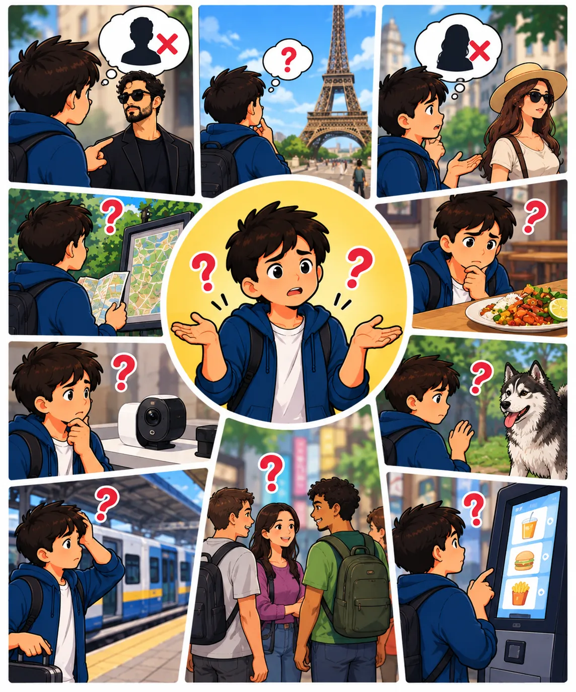 Ilustración de No conocer