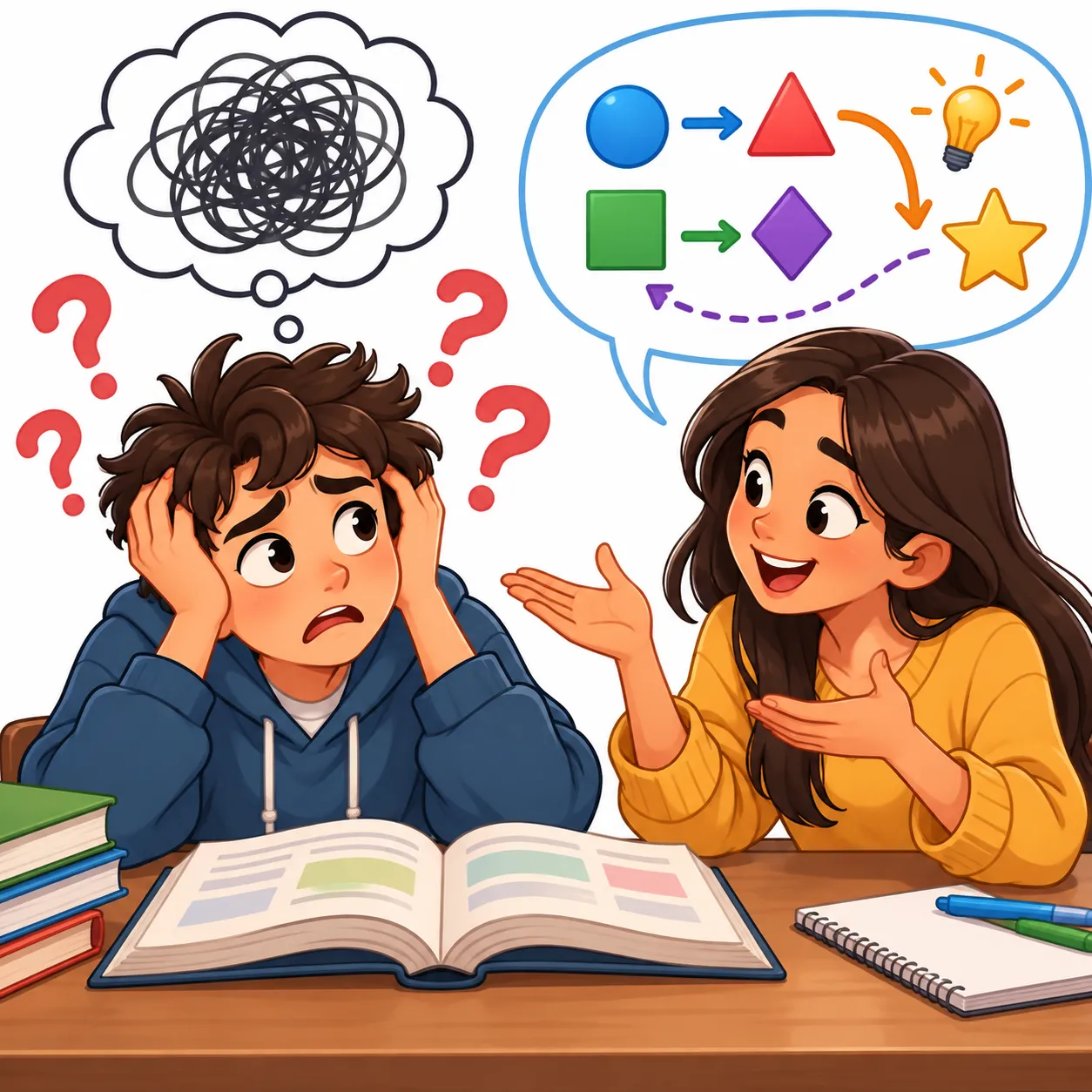 Ilustración de No entiendo