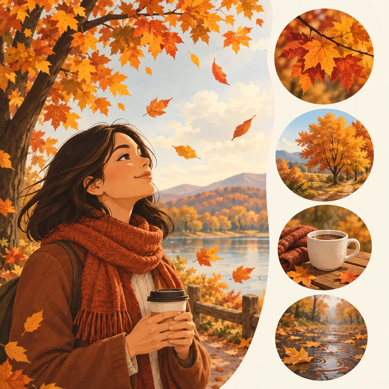 Ilustración de Otoño
