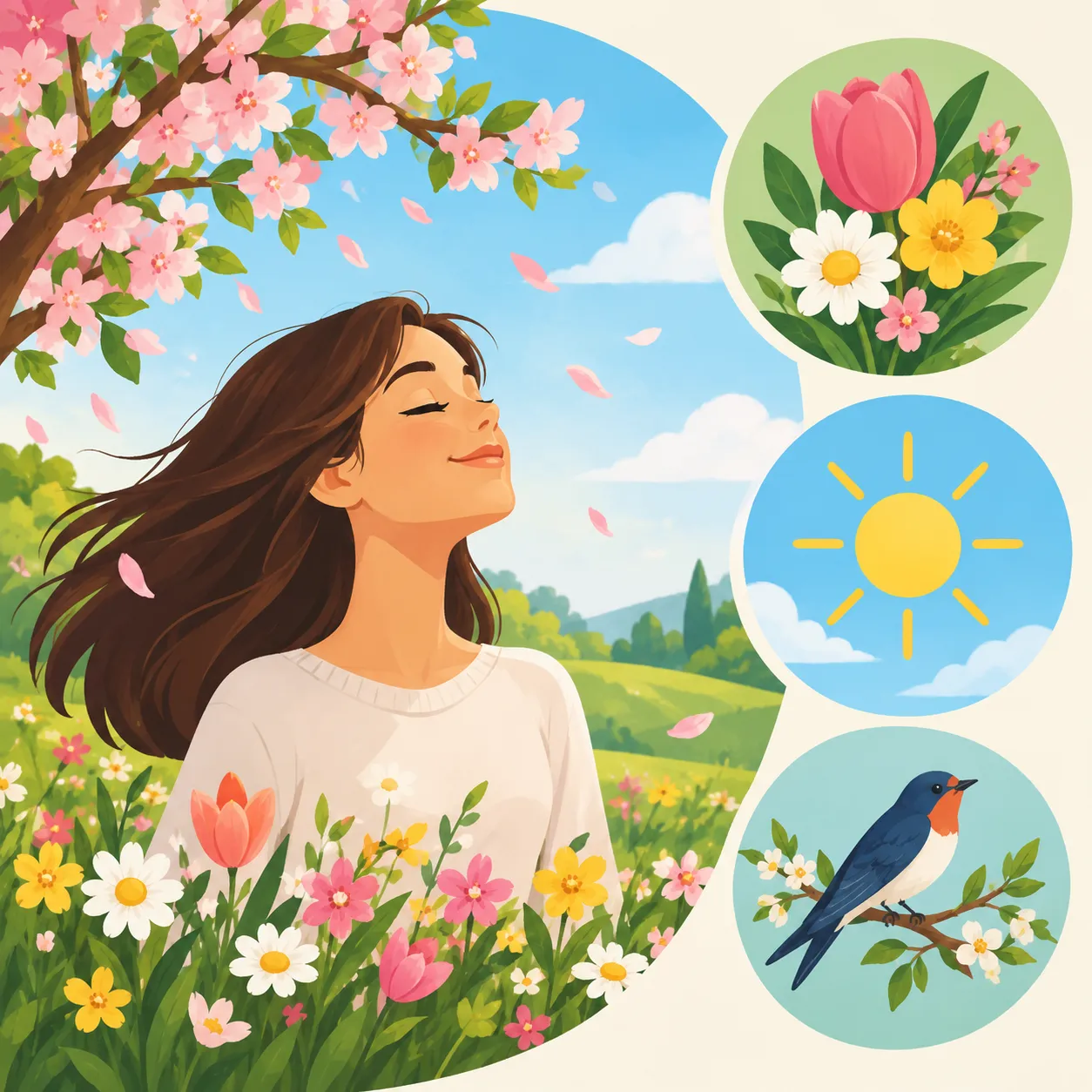 Ilustración de Primavera