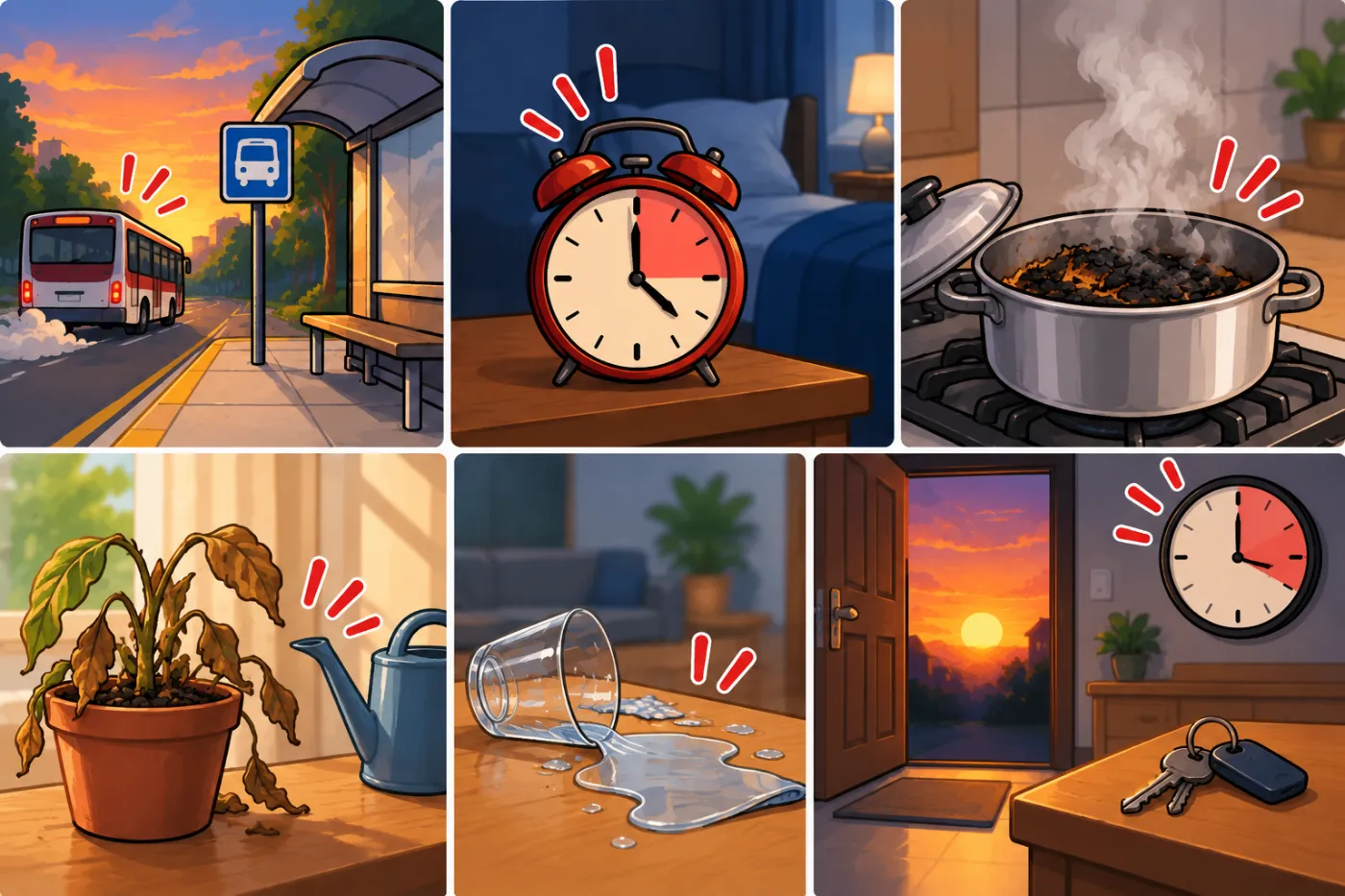 Ilustración de Tarde