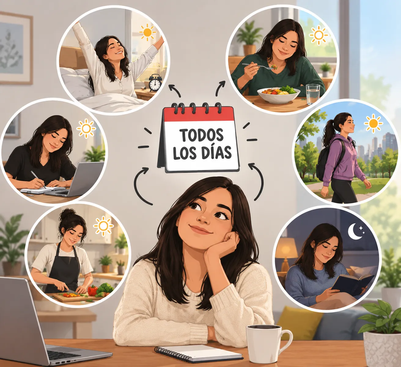 Ilustración de Todos los días