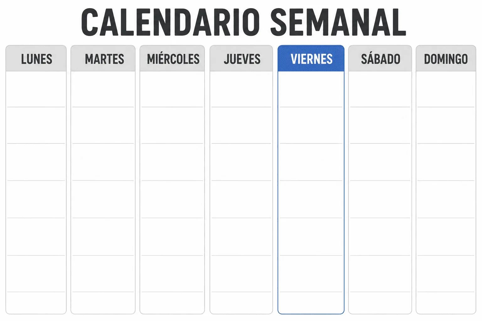 Ilustración de Viernes